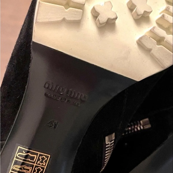 Miu Miu Suede Ankle Boots - Picture 6 of 6